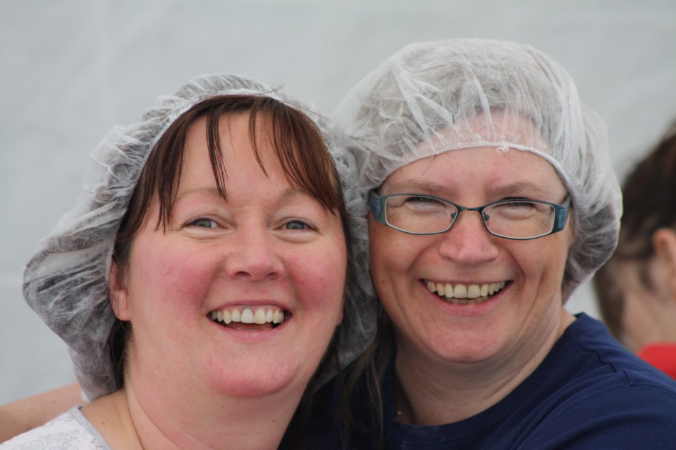 Our wonderful canteen ladies, did us proud
